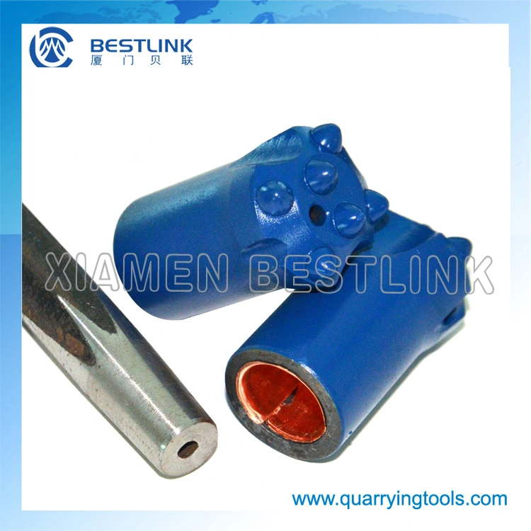 Tungsten Carbide Taper Drill Button Bit for Stone Quarrying